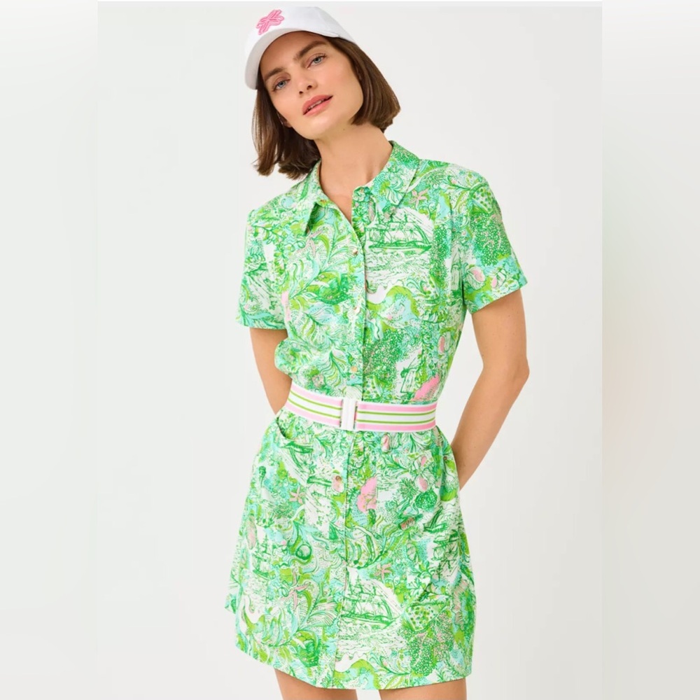 NWT Lilly Pulitzer Dominica Dress in Ship to Shore Size 10